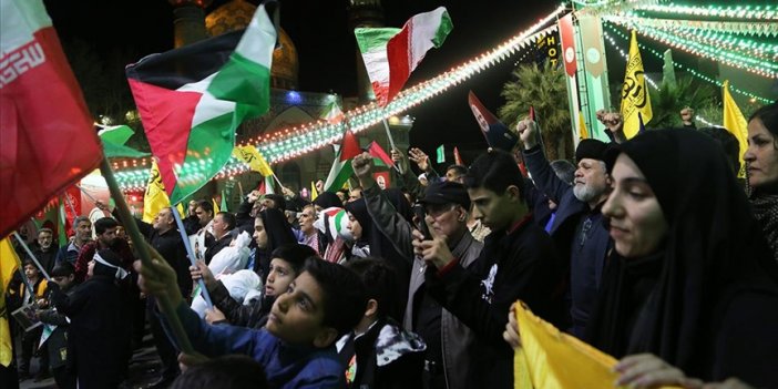 İran’da, İsrail'in Şam'daki saldırısı protesto edildi