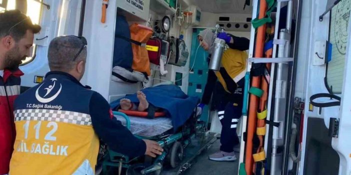 7 yaşındaki çocuk ambulans helikopterle hastaneye ulaştırıldı