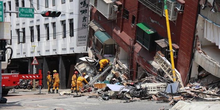 Tayvan'da 7,4'lik deprem: 4 ölü, 80 yaralı