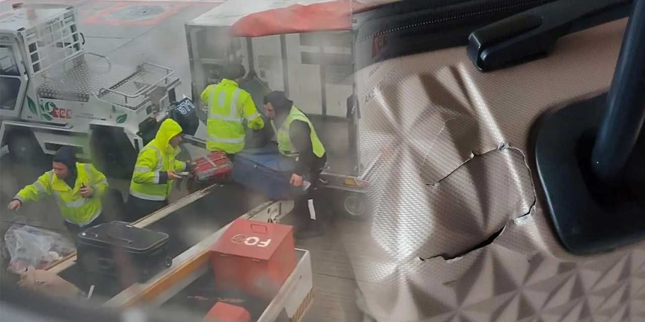 İstanbul'da Yüksekova uçağının yolcu bagajları böyle fırlatıldı: 20 kişinin valizi kırıldı