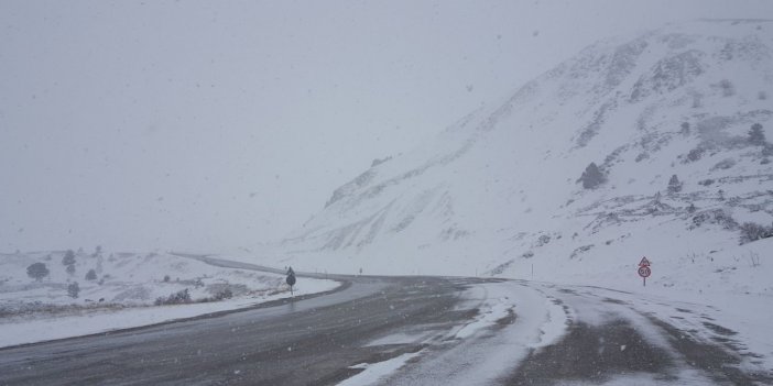 Erzincan’ın yüksek kesimlerinde kar, kent merkezinde bahar yaşanıyor