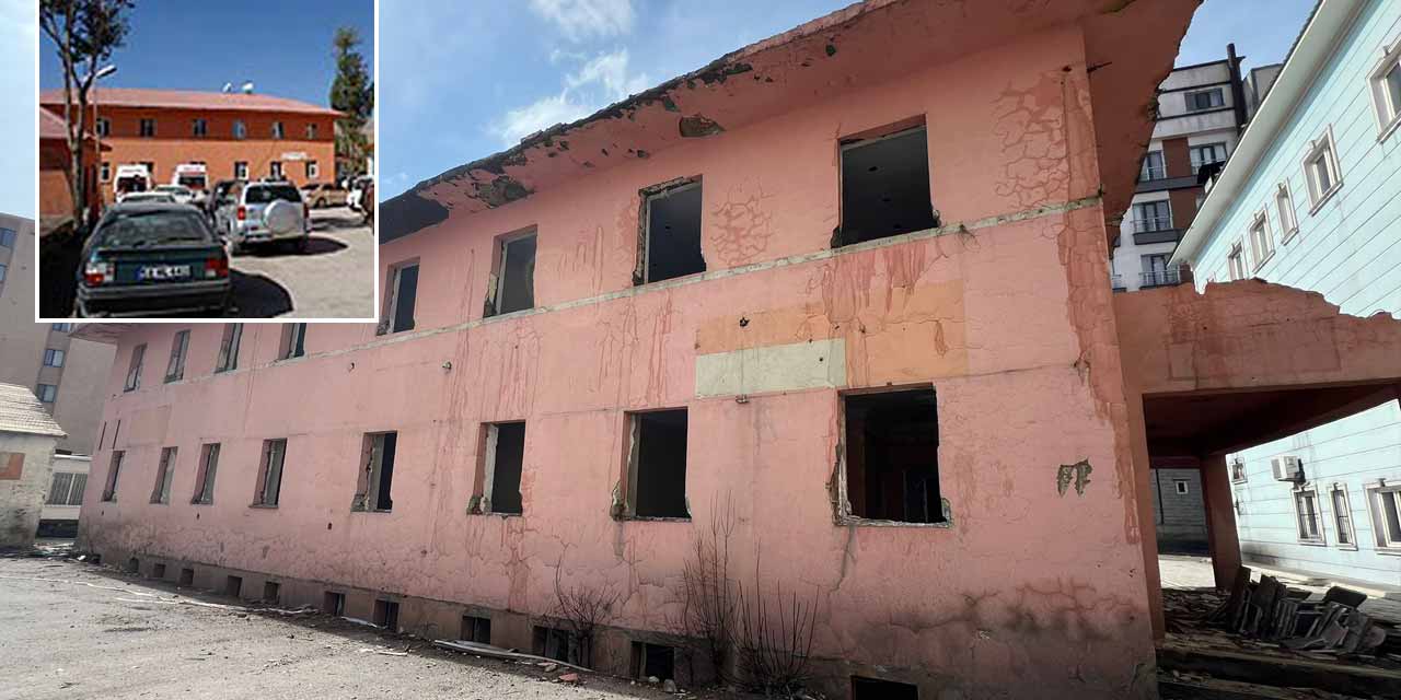 Yüksekova'nın ilk hastanesi yıkılıyor