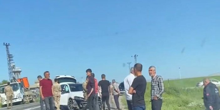 Mardin’de otomobil ile ticari araç çarpıştı: 2 yaralı