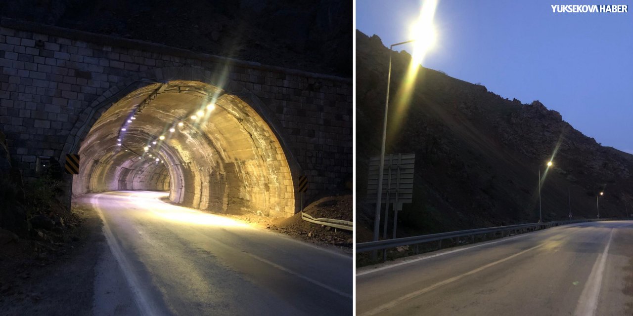 Yeniköprü tünelindeki aydınlatma arızası giderildi