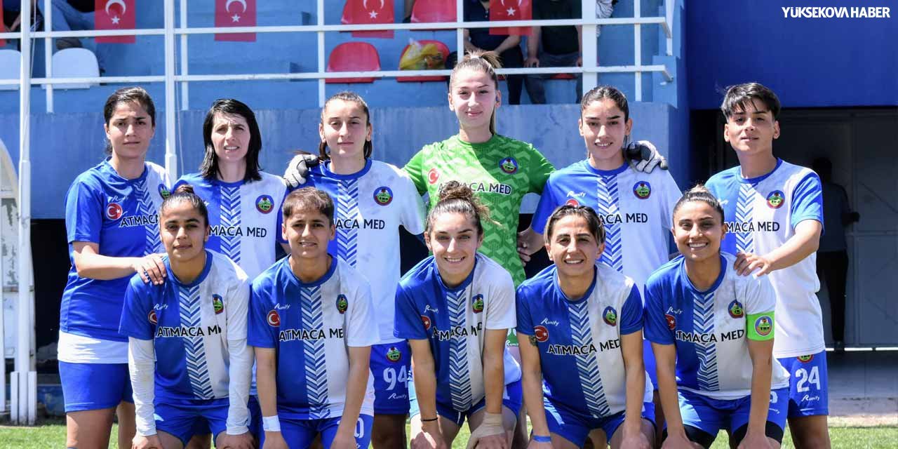Yüksekova Kadın Futbol Takımı 1. Lige yükselmeyi garantiledi