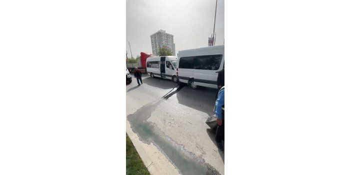 Elazığ’da zincirleme trafik kazası: 1 kişi yaralı