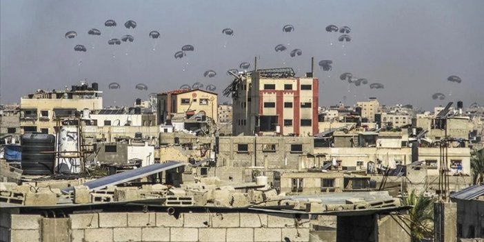 ABD, Gazze'nin kuzeyine 25 binden fazla öğüne denk gelen insani yardımı havadan ulaştırdı