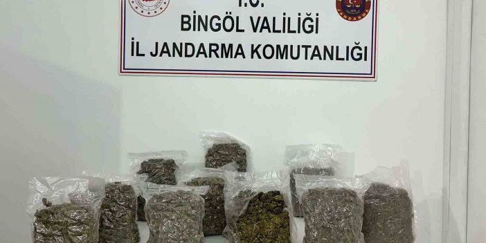 Bingöl'de uyuşturucu operasyonu: 5 kilo esrar ele geçirildi