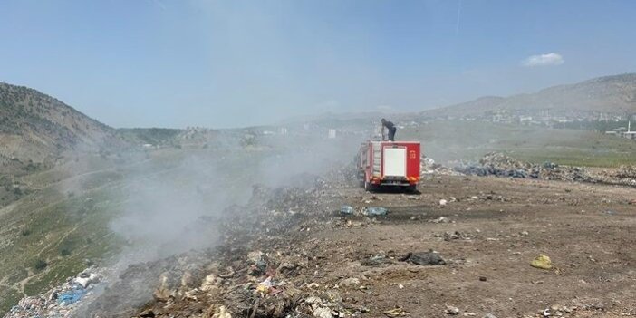Çöp alanındaki dumanlar ilçeyi rahatsız ediyor