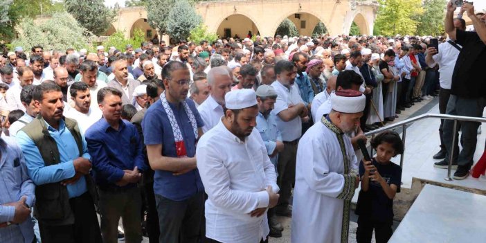 Kudüs’te öldürülen Urfalı imam için gıyabi cenaze namazı kılındı