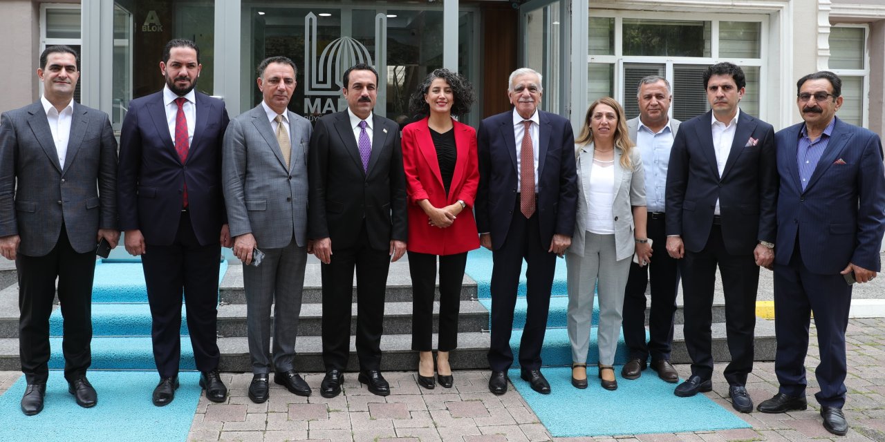 Erbil Valisi Xoşnav, Mardin ve Cizre belediyelerini ziyaret etti