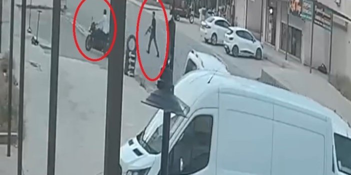 Nusaybin’de iş yerine silahlı saldırı anı güvenlik kamerasına böyle yansıdı