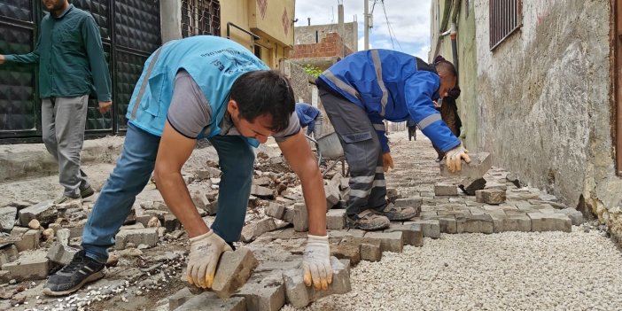 Urfa'da birçok mahallede eş zamanlı çalışma