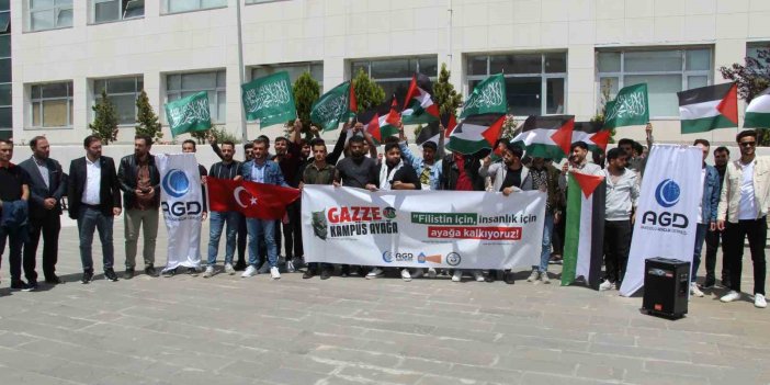 Şırnak’ta öğrenciler ABD’deki protestolara destek verdi
