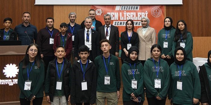Erzurum Teknik Üniversitesi ev sahipliğinde “I. Erzurum Fen Liseleri Sempozyumu” düzenlendi