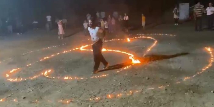Elazığ’da hareketli davulcudan ateşli şov