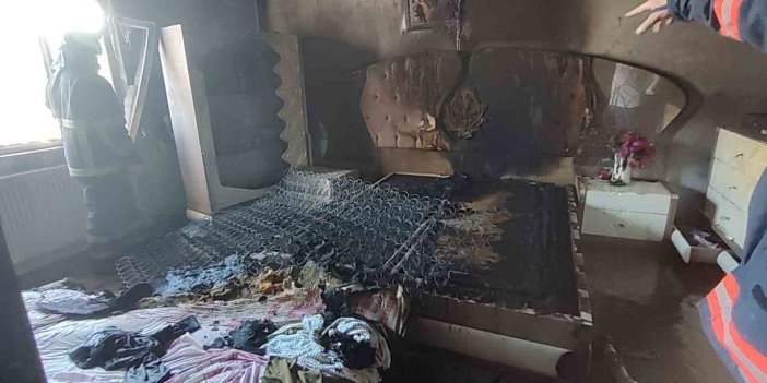 Mardin’de bir evde yangın çıktı