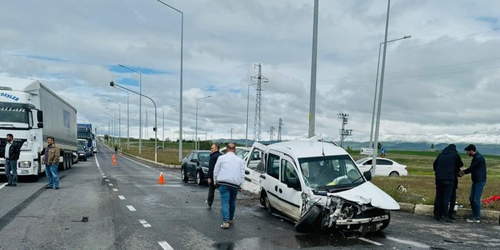Erzurum kuzey çevre yolundaki kazada 6 kişi yaralandı