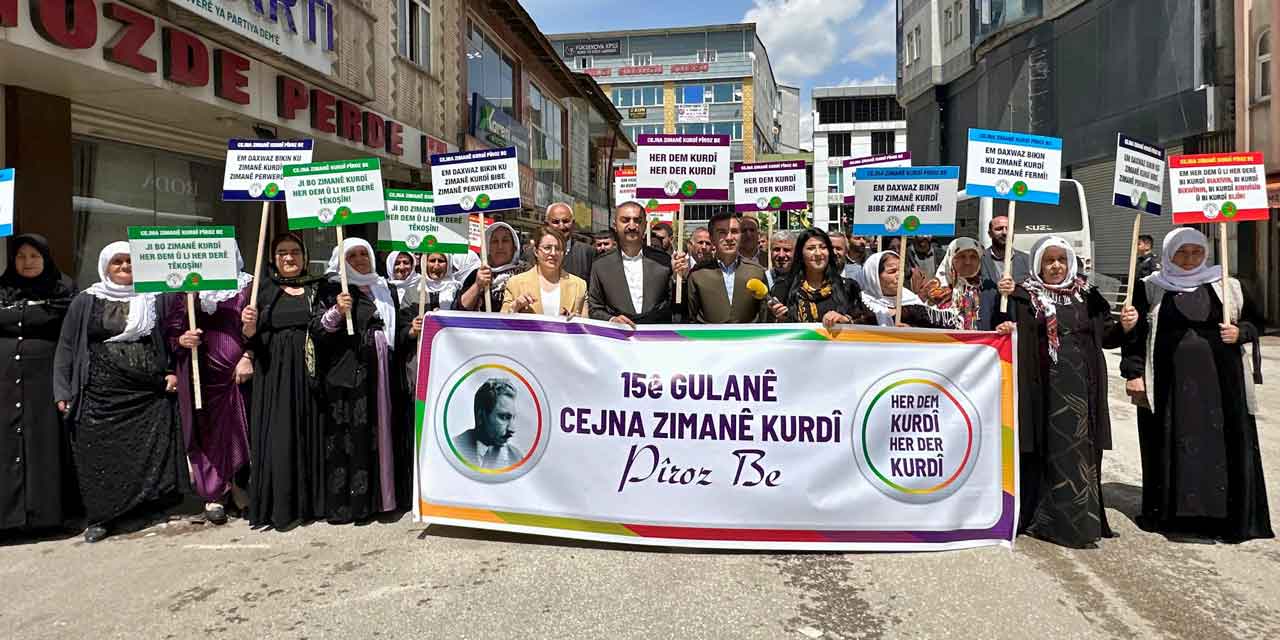 Yüksekova'da 15 Mayıs Kürt Dil Bayramı kutlandı