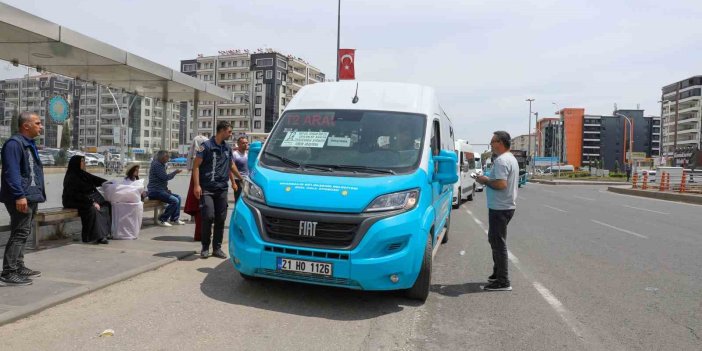 Diyarbakır'da toplu taşıma araçları denetlendi
