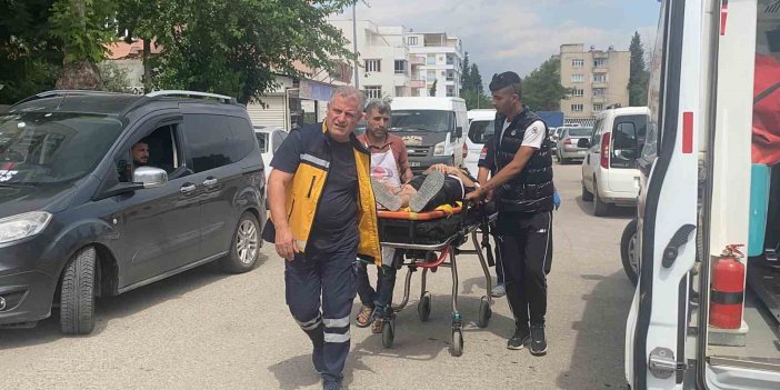 Elektrikli bisiklet devrildi: 1 kişi yaralandı