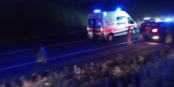 Siverek’te kaza yapan otomobil yandı