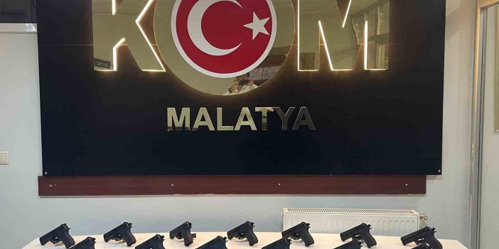 Malatya’da çok sayıda kaçak silah yakalandı