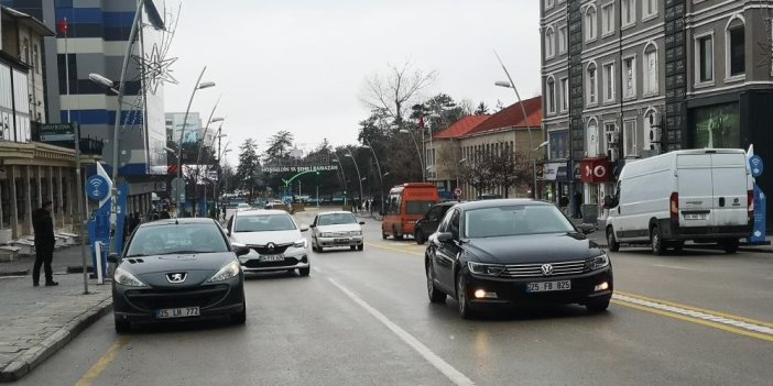 Erzurum’da araç sayısı 135 bini geçti