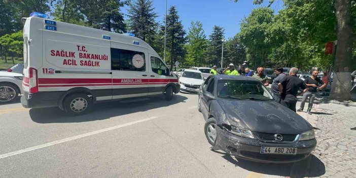 Malatya’da trafik kazası: 2 kişi yaralandı