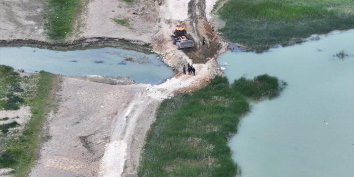 Dönemeç Deltası'nda tahrip olan su bendi onarımı tamamlandı