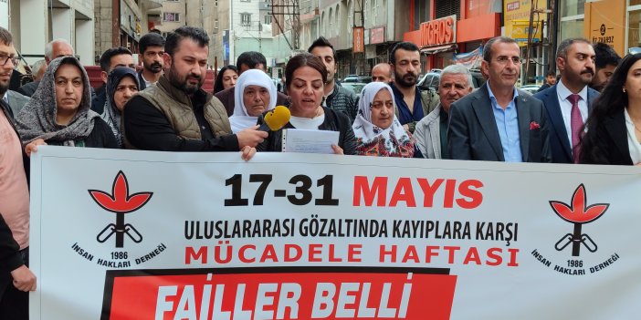 Gözaltında Kayıplara Karşı Mücadele Haftası'nda hak savunucuları taleplerini dile getirdi