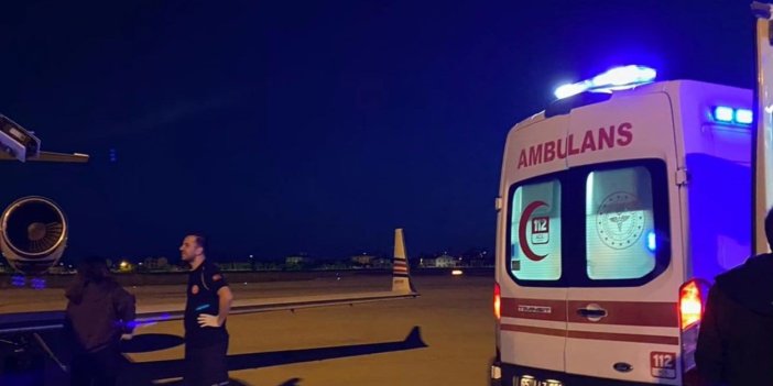 Van’da hasta çocuk ambulans uçakla İstanbul’a sevk edildi