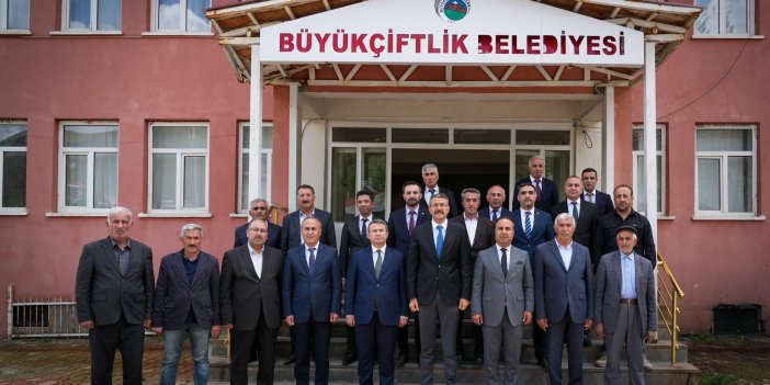 Vali Çelik, Büyükçiftlik'te camii temel atma törenine katıldı