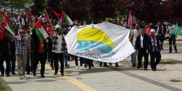 Van'da Filistin için ‘sessiz’ yürüyüş