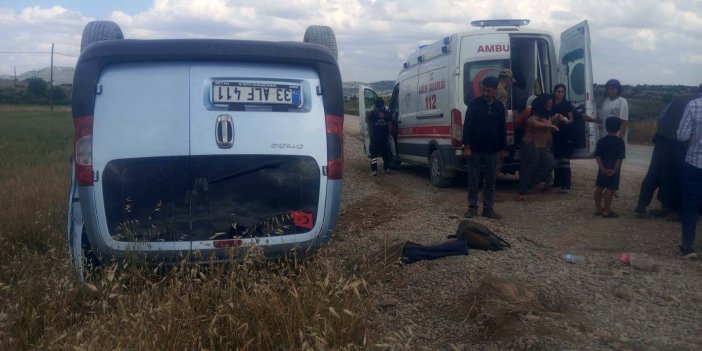 Diyarbakır’da hafif ticari araç takla attı: 4 yaralı