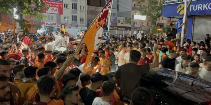 Diyarbakır, Şırnak ve Mardin’de Galatasaray’ın şampiyonluk sevinci