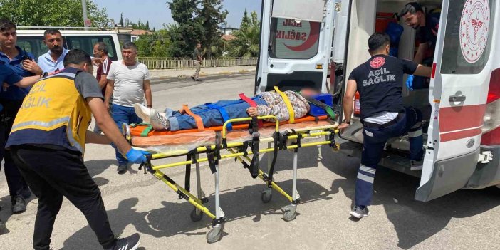 Adıyaman'da otomobil ile motosiklet çarpıştı: 1 yaralı