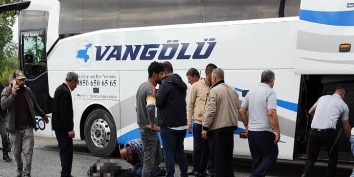 Van’da otobüsün çarptığı kişi hayatını kaybetti