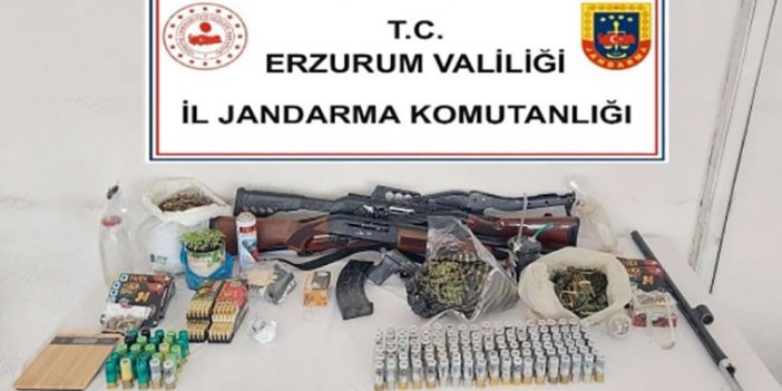 Jandarma’dan uyuşturucu baskını