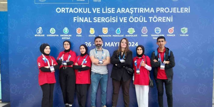 Tübitak Türkiye finalinde başarı