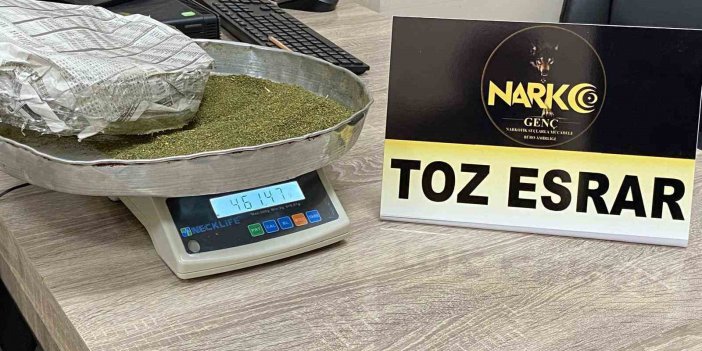 Bingöl’de uyuşturucu baskını: 1 gözaltı