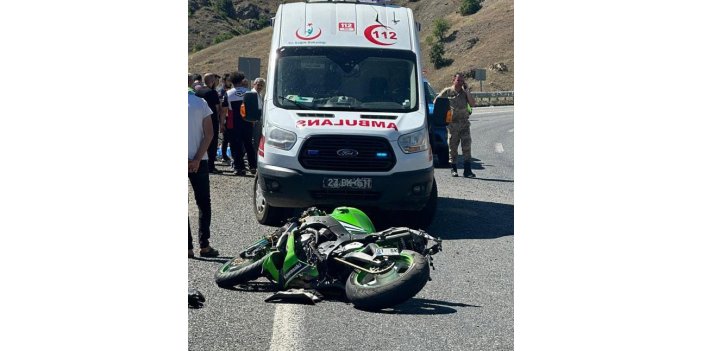 Elazığ’da motosiklet devrildi: 1 kişi öldü