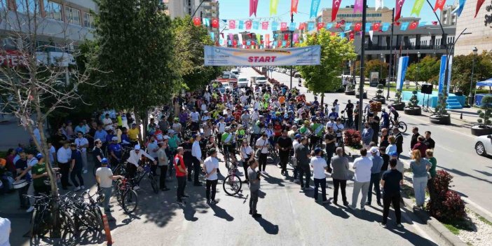 Antep’te Bilal Erdoğan’ın katılımıyla dünya bisiklet günü etkinliği