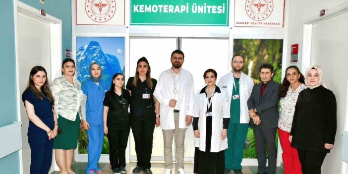 Hakkari Devlet Hastanesinde kemoterapi ünitesi hizmete açıldı