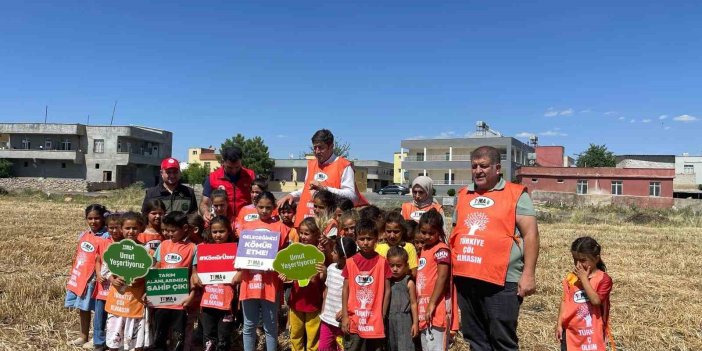 Urfalı miniklere anız yakmanın zararları anlatıldı