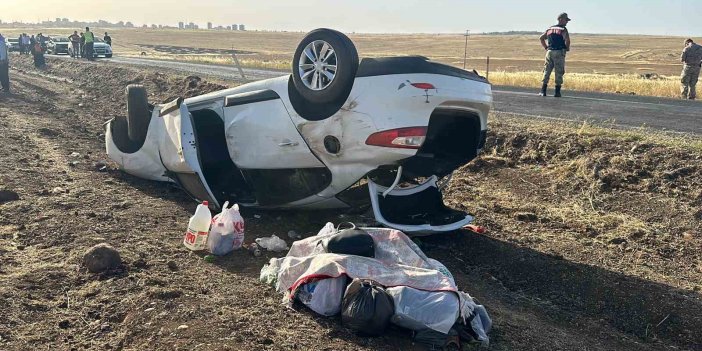 Siverek’te otomobil şarampole devrildi: 6 yurttaş yaralandı