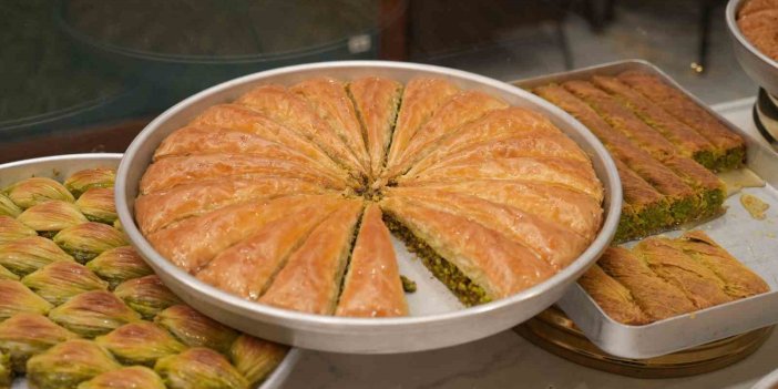 Antepli baklavacılardan bayram yoğunluğu