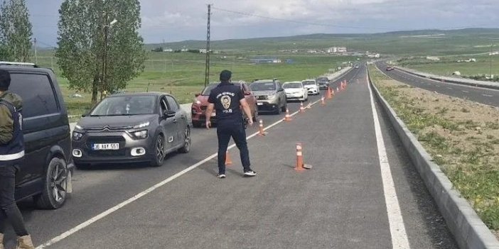 Kars’ta trafik uygulamaları devam ediyor