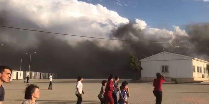 Antep’te trafo yangını geçici barınma merkezine sıçradı