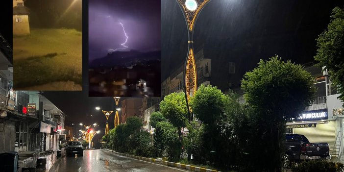 Şemdinli'de şiddetli yağışlar tarım alanlarını ve evleri vurdu